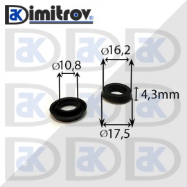 Гумичка Ø 17,5 x Ø 10,8 x 4,3 mm